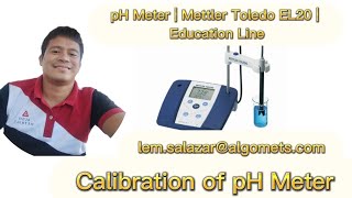 Mettler Toledo  Education Line  EL20  pH Meter  Calibration  Adjustment  Tagalog Tutorial [upl. by Stannwood]