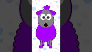 A PURPLE SHEEP lullaby BabyBigMouth shorts baabaablacksheep nurseryrhymes [upl. by Assirac]