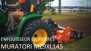 🎥 Présentation enfouisseur de pierre MURATORI MZ9XL145 🍃 l VERTU42 [upl. by Enairda]