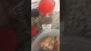 Chicken wings seasoned with powder spices seasonings for stew chicken dinner share subscribe [upl. by Cram]