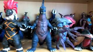 Entire Kaiju Collection  February 2016 [upl. by Htebazie]