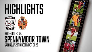 HIGHLIGHTS  Hereford 21 Spennymoor Town [upl. by Domenech]