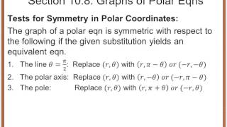 108 Graphing Polar Eqns [upl. by Ysnat79]