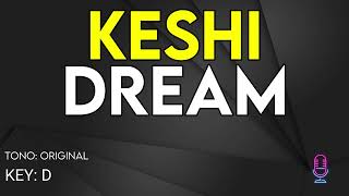 Keshi  Dream  Karaoke Instrumental [upl. by Rosalynd271]