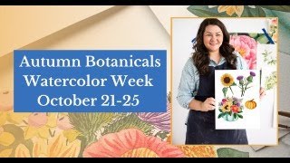 Autumn Botanical Watercolor Week is Here Join today for just 10 [upl. by Aryahay763]