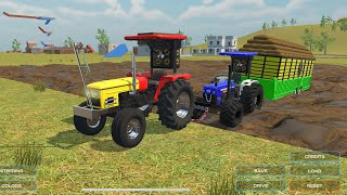 HMT Tractor Rescue Powertrac  HMT 5911 Powertrac Euro 60  Indian vehicle game 3d [upl. by Julee]