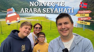 PANORAMİK NORVEÇ SEYAHATİ  ARABAYLA TRONDHEİM  BERGEN  GEZİ VLOG 🇳🇴 [upl. by Glennis]