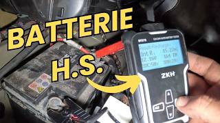 Tester la BATTERIE de la VOITURE avant de la REMPLACER [upl. by Otrebor510]