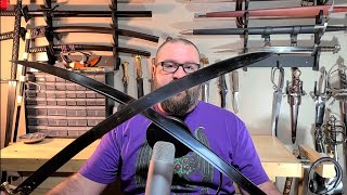 Cold Steel Talwar vs Shamshir Reviewed  And How the Scimitar Doesnt Exist [upl. by Limemann]