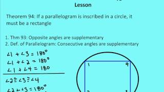 107 Inscribed and Circumscribed Polygons Lesson [upl. by Ateekan]