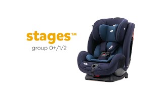 Joie Stages™  Group 012 Car Seat  Grows from Birth to 7yrs [upl. by Kelson]