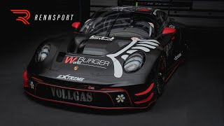 🟠RENNSPORT  Bruno Ellis tests Porsche 911 Gt3 R 992 at Road Atlanta [upl. by Chong]