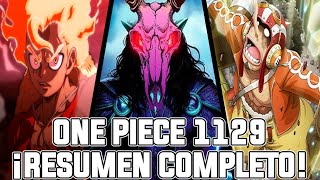 ONE PIECE CAPITULO 1129 RESUMEN COMPLETO  EL MAXIMO PODER DE LUFFY  EL POWER UP DE USOPP [upl. by Lazor]