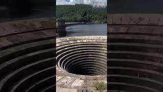 A rare sight of Ladybower Plughole overflowing Treat to the eyes [upl. by Gherlein]