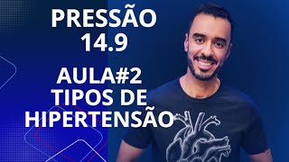 TIPOS DE HIPERTENSÃO I AULA2  CURSO PRESSÃO 149 DRANDRÉ LUIZ NOBRE [upl. by Hannavahs]