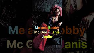 Me and Bobby Mc Gee  Janis Joplin [upl. by Reniti11]