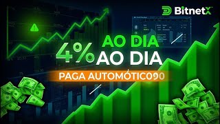 4 ao dia fixo  paga automático  BITNET X [upl. by Roma]