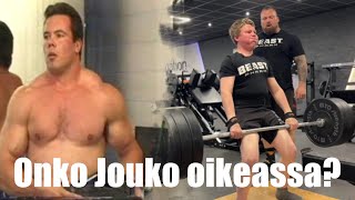 Jouko Ahola oikeassa  Kommentit Eddie Hall pojan tekniikasta [upl. by Suoiluj27]