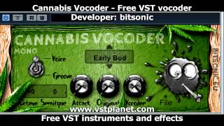 Free VST  Cannabis Vocoder  vstplanetcom [upl. by Aitra]