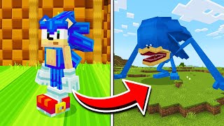 Giant Shin Sonic MOD in Minecraft Pocket Edition [upl. by Brazee]