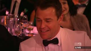 SHANE JACOBSON WITH RODGER CORSER amp TRACY GRIMSHAW  2018 TV Week Logie Awards [upl. by Corette]