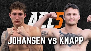 Tanner Johansen vs Reas Knapp  Amateur MMA Fight  Absolute Combat League 5 [upl. by Akcirre]