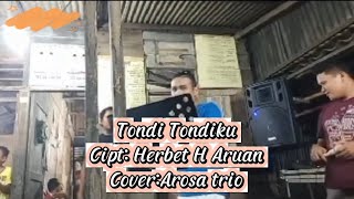 Tondi Tondiku  cipt Herbet H Aruan  cover Arosa trio [upl. by Deelaw196]