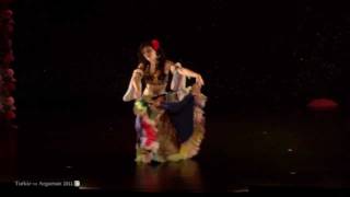 Turkish Gypsy Dance  Roman Havası  Turkiz ve Argaman 2011  Sophie Armoza [upl. by Adiari]