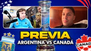 PREVIA SEMIFINAL ARGENTINA vs CANADÁ CON DAVOO XENEIZE [upl. by Ayisan267]