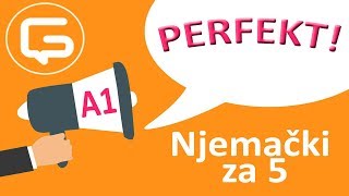 Njemački za 5  Perfekt u njemačkom jeziku epizoda 13 [upl. by Arekahs845]