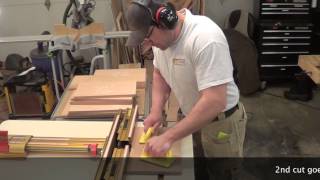 Building Kitchen Cabinets part 15 Making the raised panels for the base cabinet doors [upl. by Debbra]