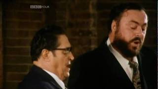 Panis Angelicus  Pavarotti Father amp Son Duet [upl. by Namso]