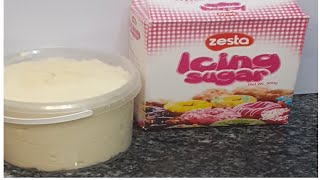 ICING SUGAR RAHISI SANAICING BUTTER CREAM [upl. by Mauchi]