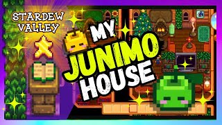 CATALOGO 🆕 de muebles JUNIMO 🏡IDEAS de DECORACION Granja stardew valley [upl. by Araic]