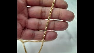 Curb Chain 9ct Gold 14g 24 inches  Gold Collections [upl. by Skippie396]