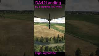 Airline Pilot Tries Landing the DA42 [upl. by Arriec]