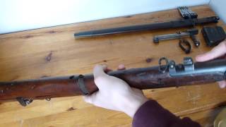 WW1 Lee Enfield Rifle Disassembly Pt2 [upl. by Goldfinch]