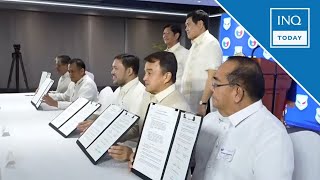 Marcos’ Partido Federal ng Pilipinas allies with Nacionalista Party  INQToday [upl. by Assirrec]