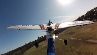 Aeroscout s2 11m Fpv FlightAfternoon Vancortlandt Park Speed Run Low passes11mph Winds [upl. by Yrkcaz]