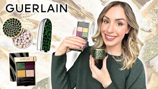 GUERLAIN HOLIDAY 2023🌟 REVIEW SWATCHES  HOLIDAY METEORITES GLITTERY TIGER PALETTE ANIMAL FANTASY [upl. by Rinna]