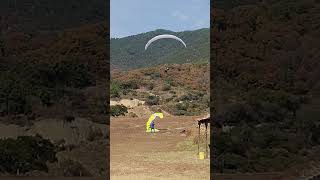 Paragliders Landing into Thermally Active LZ [upl. by Ricky]