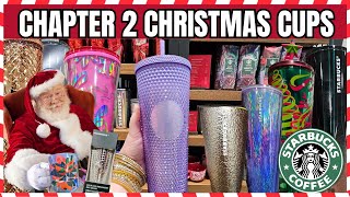 STARBUCKS COFFEE  CHAPTER 2 HOLIDAY 2023 RELEASE CUP DAY  SPARKLY TUMBLERS  starbucks [upl. by Doowyah]