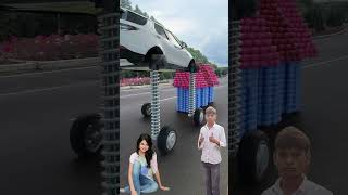 Car design moves through traffic jams fun every day shorts video viralvideo vfx 3d vfxshorts [upl. by Jenna]