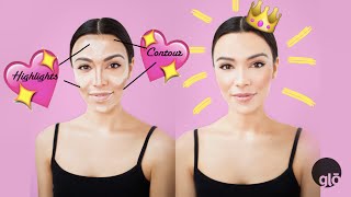 How I Contour and Highlight A How to with Glo Minerals [upl. by Andi]