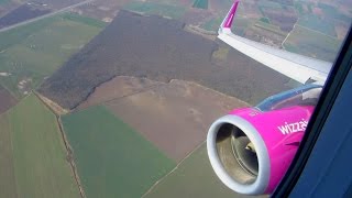 ROARING TAKEOFF Wizzair A321 Onboard Takeoff from Bucharest Otopeni Airport Full HD [upl. by Annahsohs37]