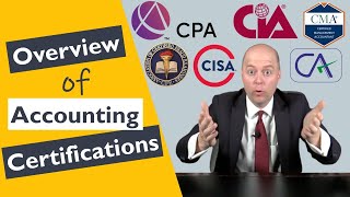 Overview of Certifications for Accountants [upl. by Inanuah]