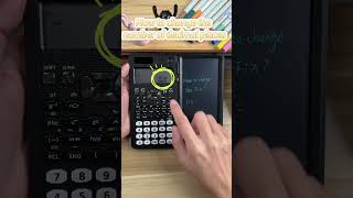 How to change the number of decimal places in NEWYES NY82MS scientific calculator newyes [upl. by Ierna]