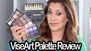 Viseart Eyeshadow Palettes  Review amp Swatches [upl. by Aldarcie]