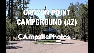 Canyon Point Campground ApacheSitgreaves National Forest Arizona Campsite Photos [upl. by Dnumde]