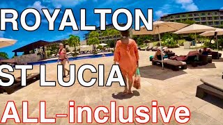 ROYALTON st LUCIA WALKTHROUGH 😍 Allinclusive RESORT St LUCIA [upl. by Beatrisa]